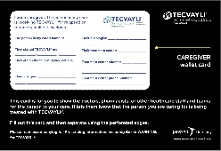 TECVAYLI® caregiver wallet card